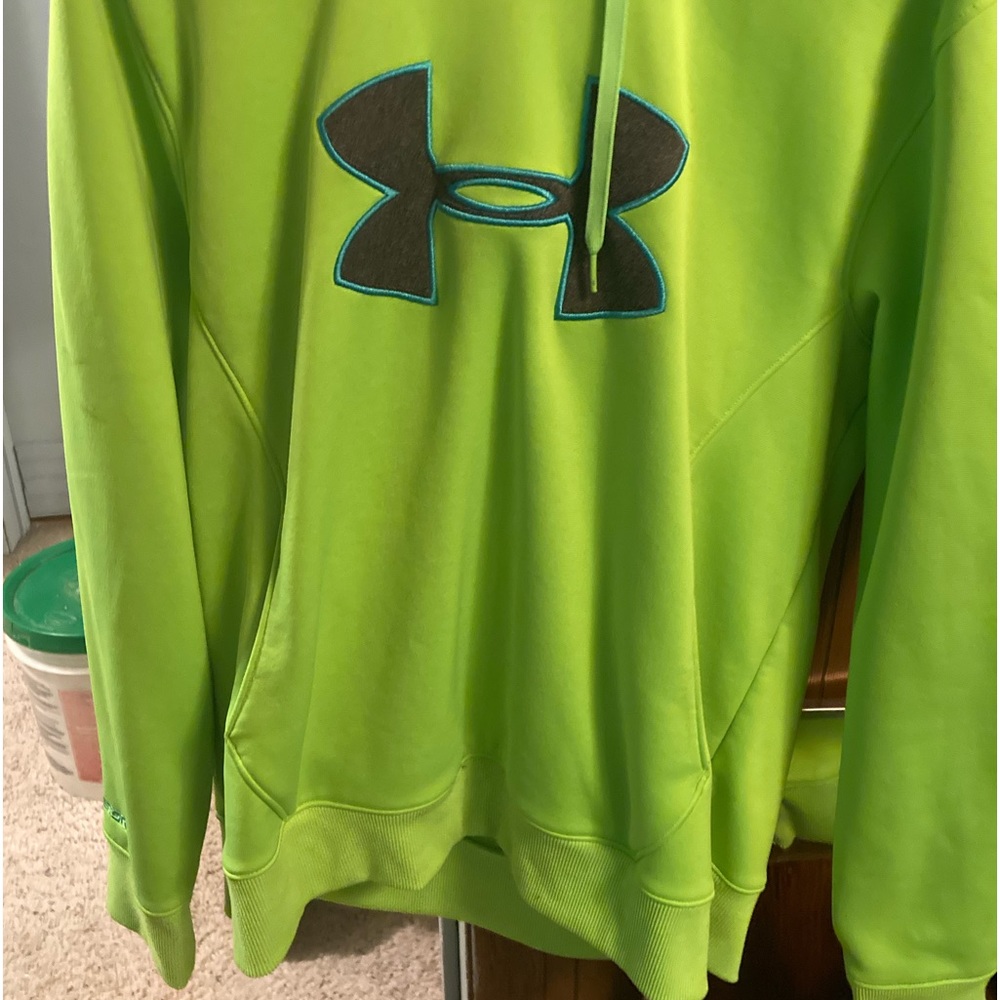 Hurley neon green ( COMFORTABLE) hoodie X LARGE